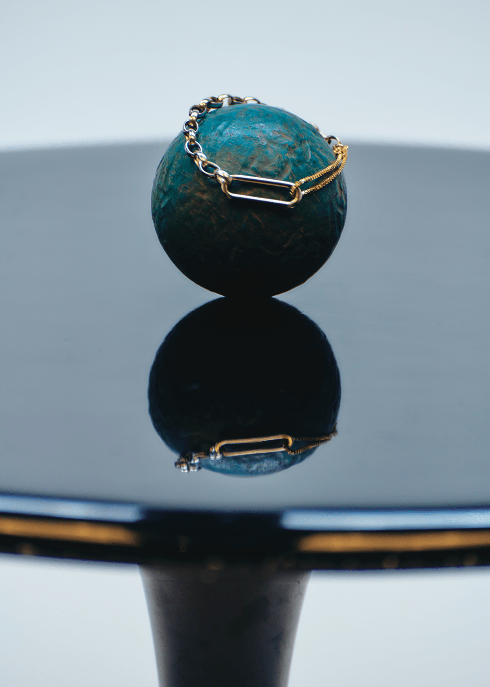 ジュエッテ、チェーン ブレスレット コンビカラー、物画像