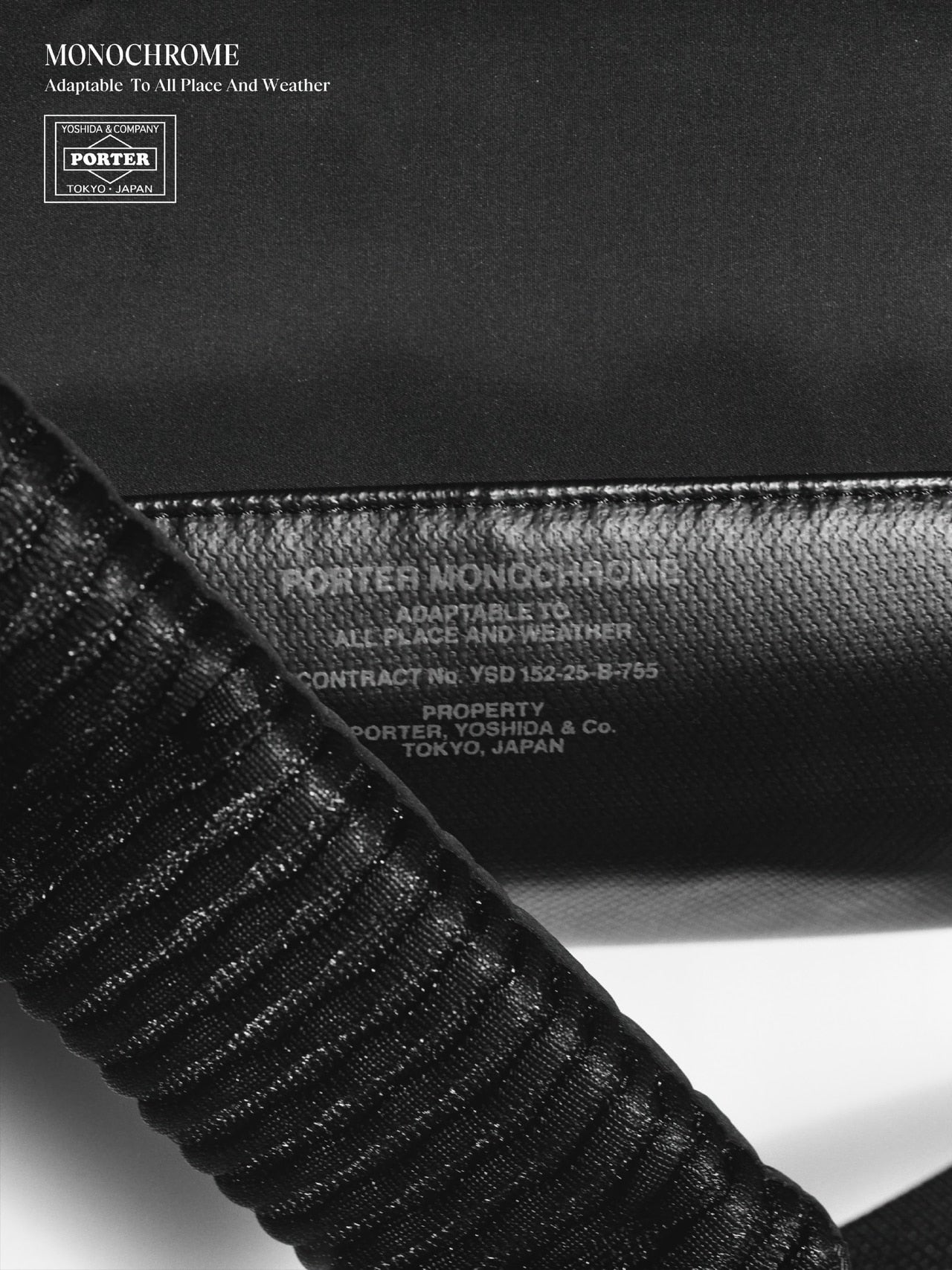 PORTER 新作「MONOCHROME」　　キービジュアル　９