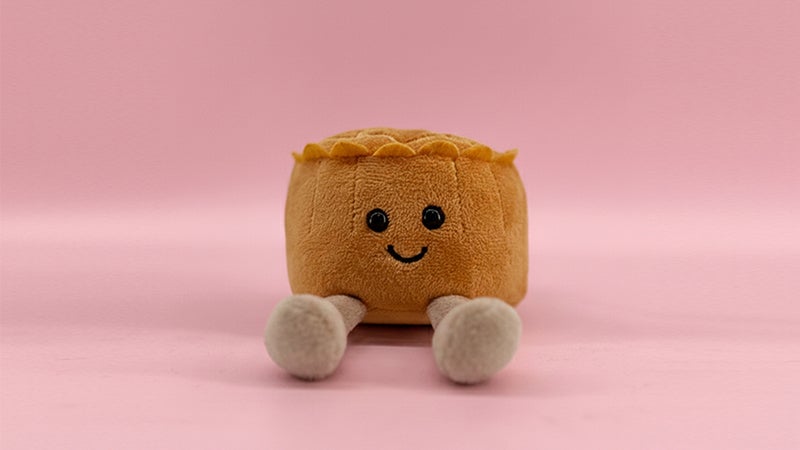 中村屋・円果天の「一口月餅」のぬいぐるみ