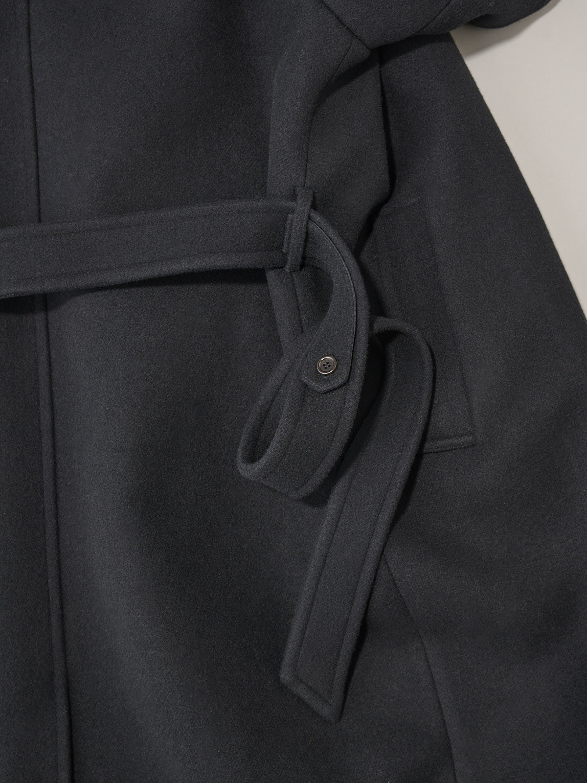 AMOMENTO、コート、ウエストベルト