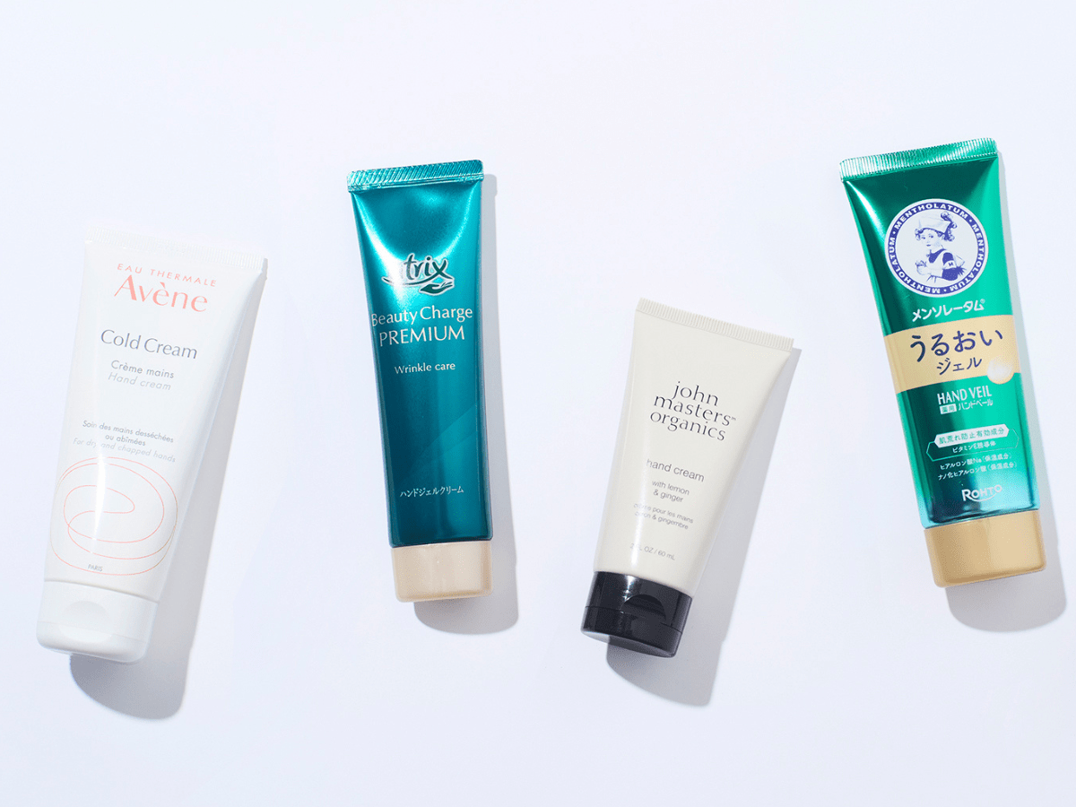 高保湿のハンドクリーム　集合カット