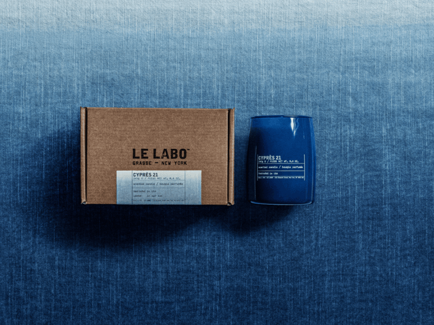 LE LABO（ル ラボ）から特別なキャンドル「シプレ 21 インディゴ」が登場。日本の伝統工芸に着想を得たスペシャルエディション！