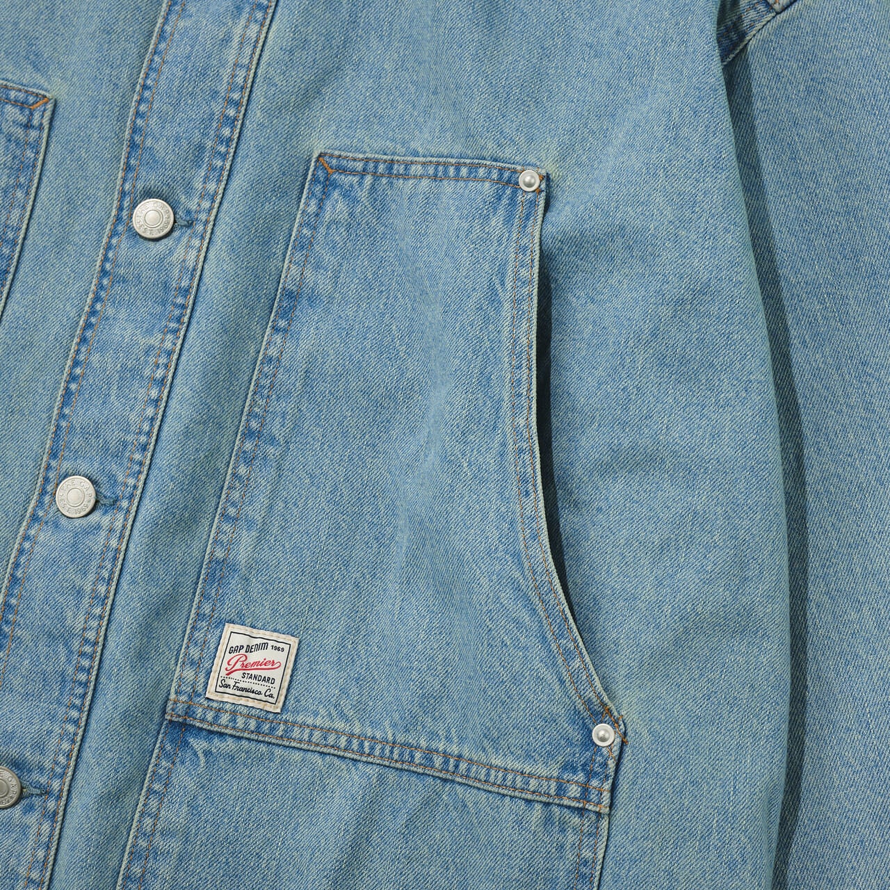 デニム オーバーサイズ ユーティリティ　GAP