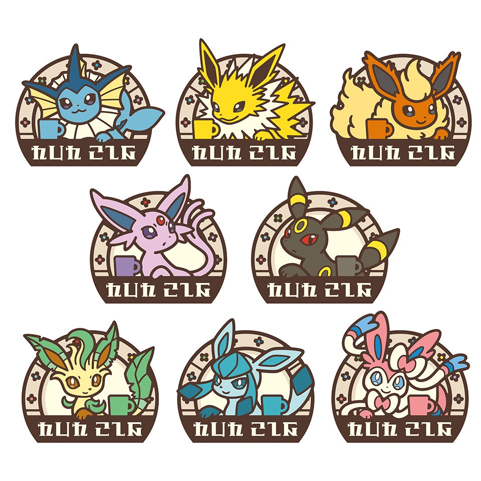 ポケパークカントーフードメニュー イーブイカフェ ラテアート