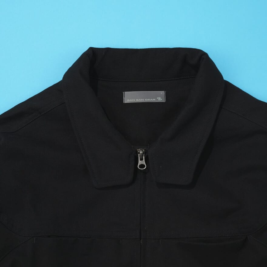SAN SAN GEAR LAYER COTTON JACKET アウター 襟元