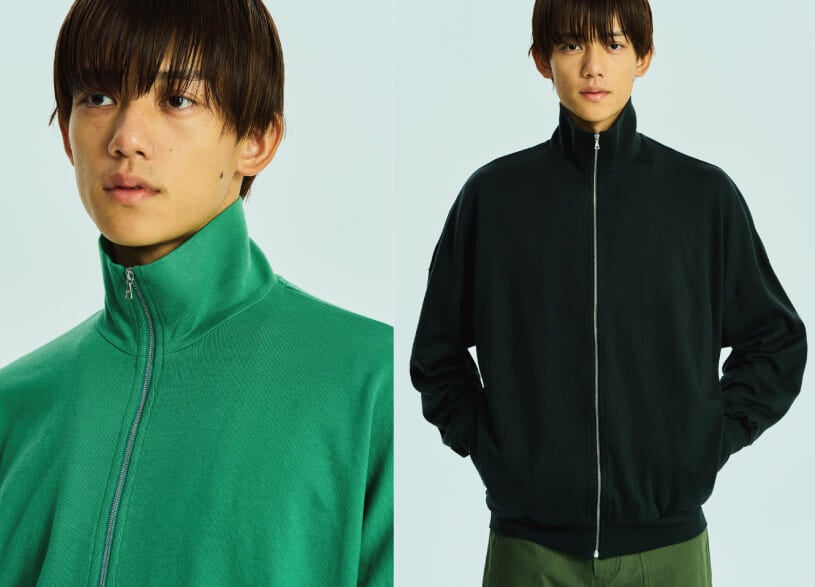 【抽選で当たる！】「オーラリー」のスーパー ハイゲージ スウェット ジップ ブルゾン〈グリーン・サイズ3／ブラック・サイズ4〉／創刊40周年特別企画！ 人気40ブランドからのスペシャル・プレゼント！