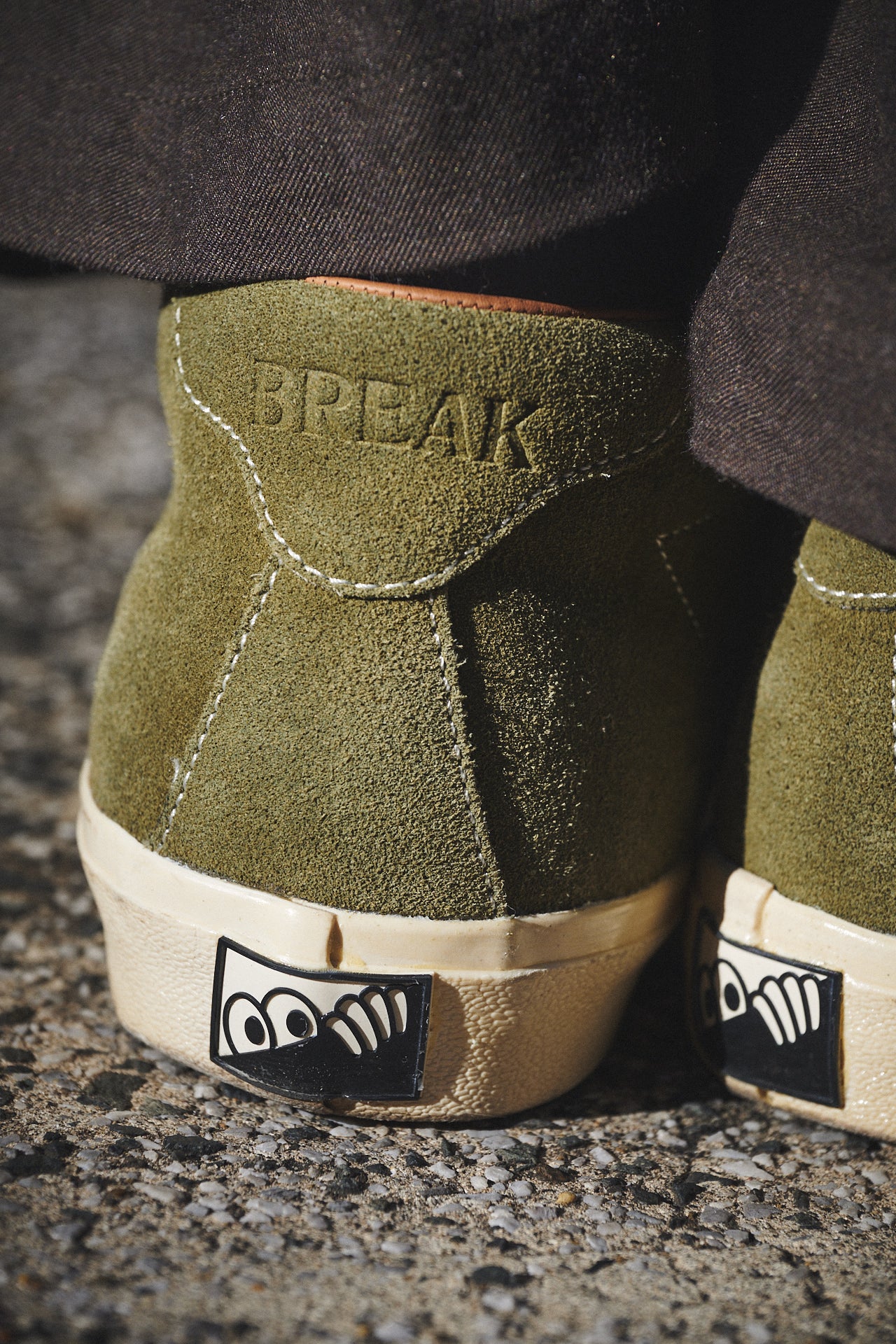 ラストリゾートAB、Last Resort AB、スニーカー、踵部分