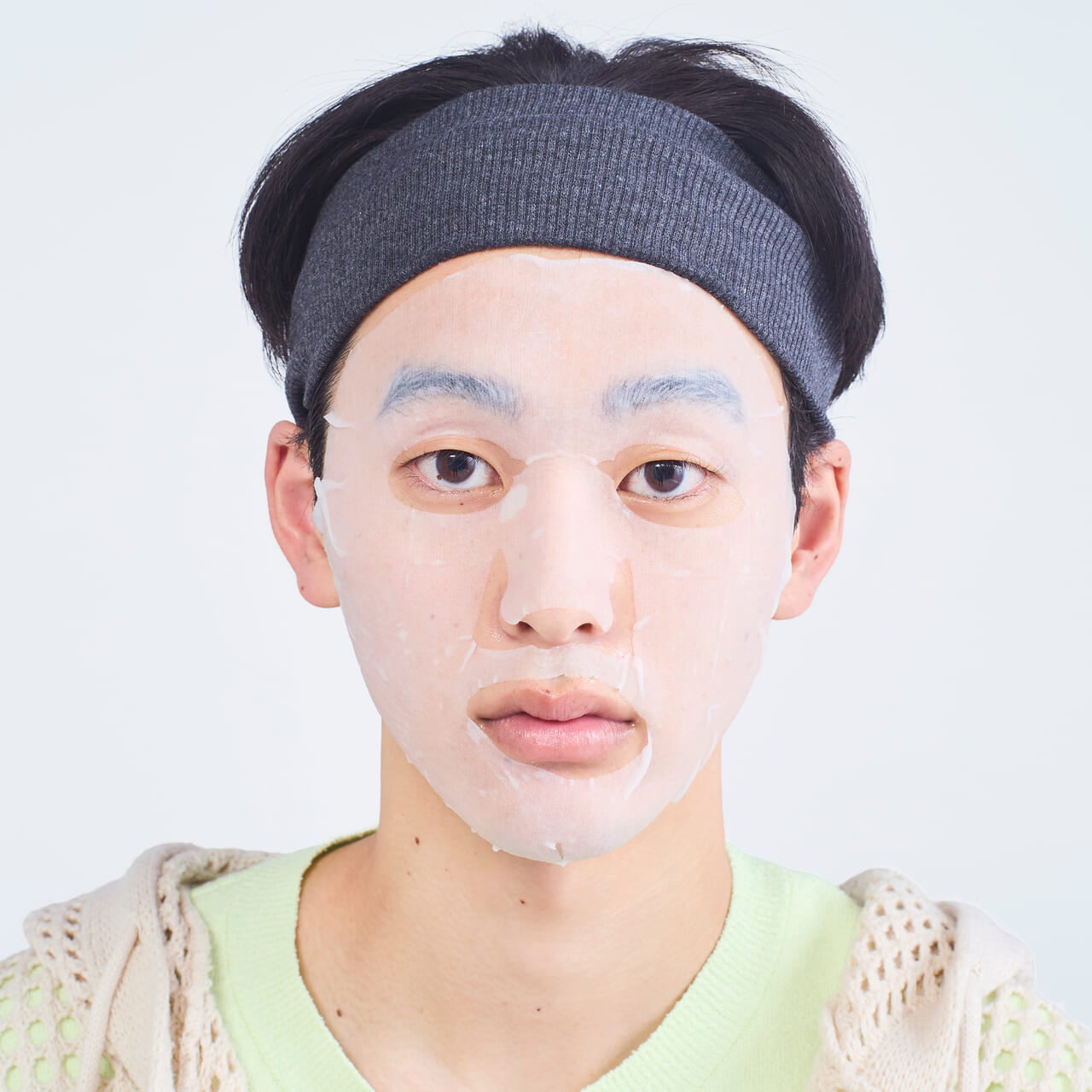 クリアターン ごめんね素肌 キニナルマスクの試着画像