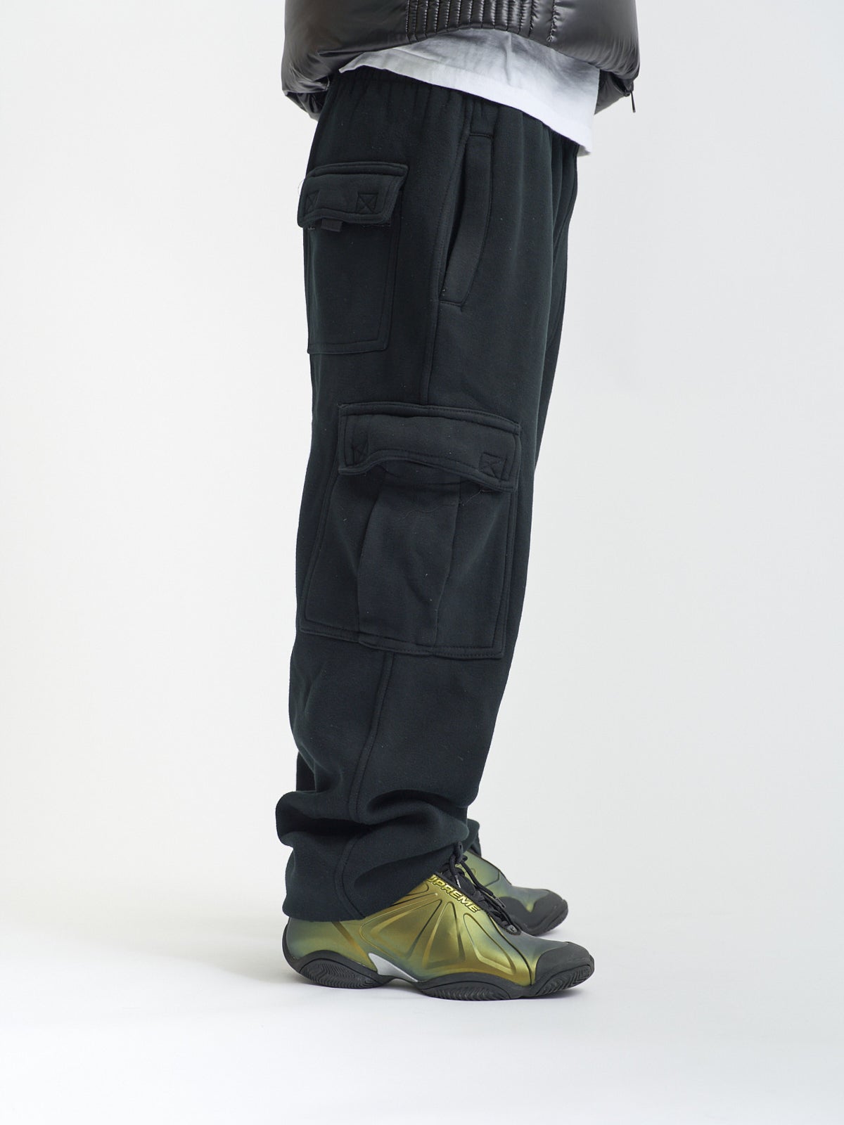 古着のスウェットパンツ サイド