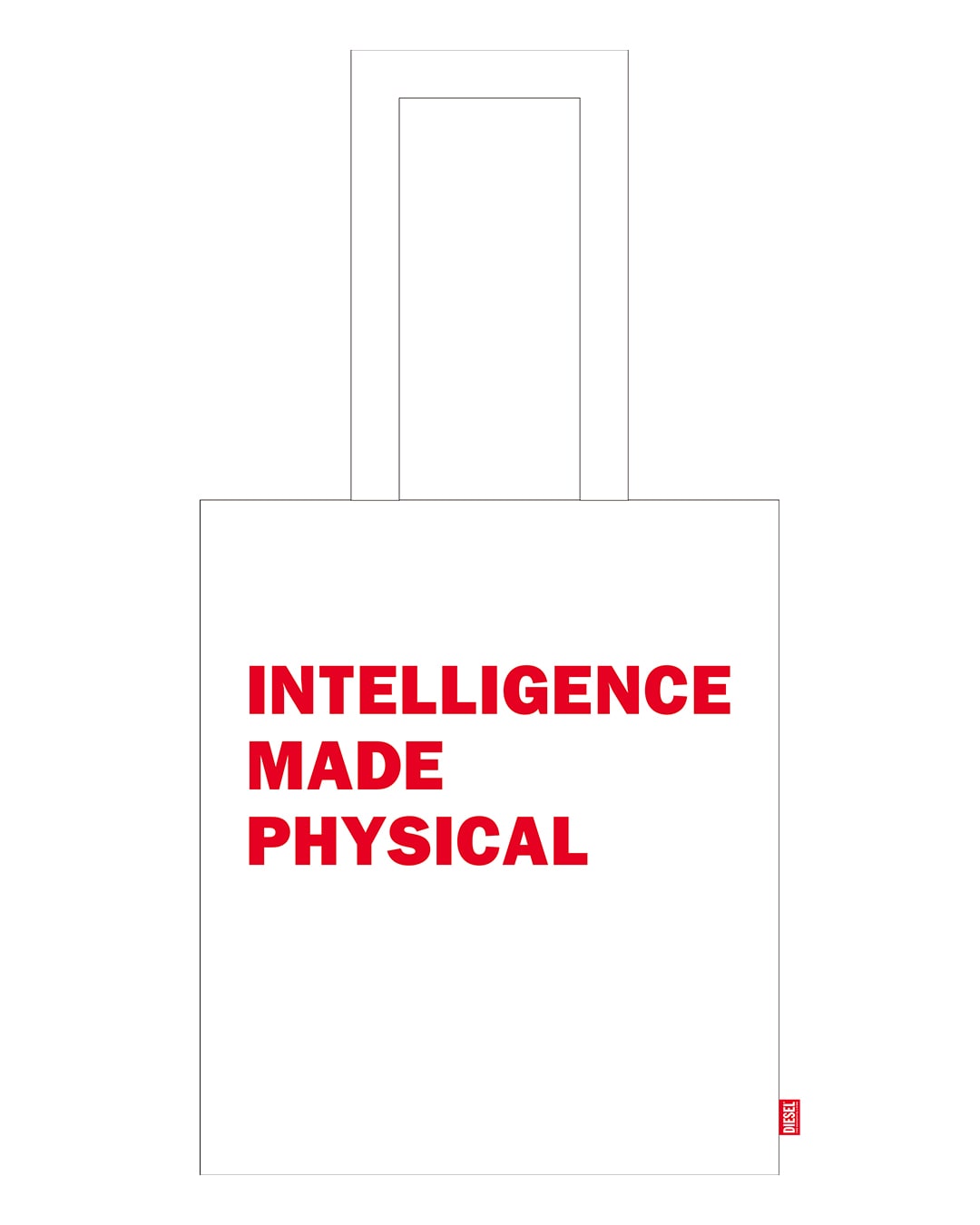 DIESEL ART GALLERY&nbsp;BOOK MARKET」オリジナルグッズ　白トートバッグ