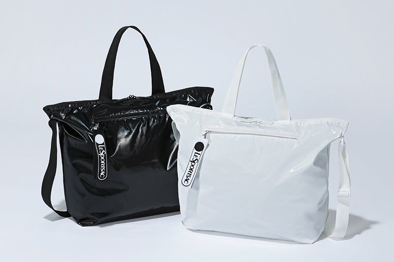 レスポートサック×ひとりっぷのコラボバッグ「イージーエディターズトート」のブラックとホワイト