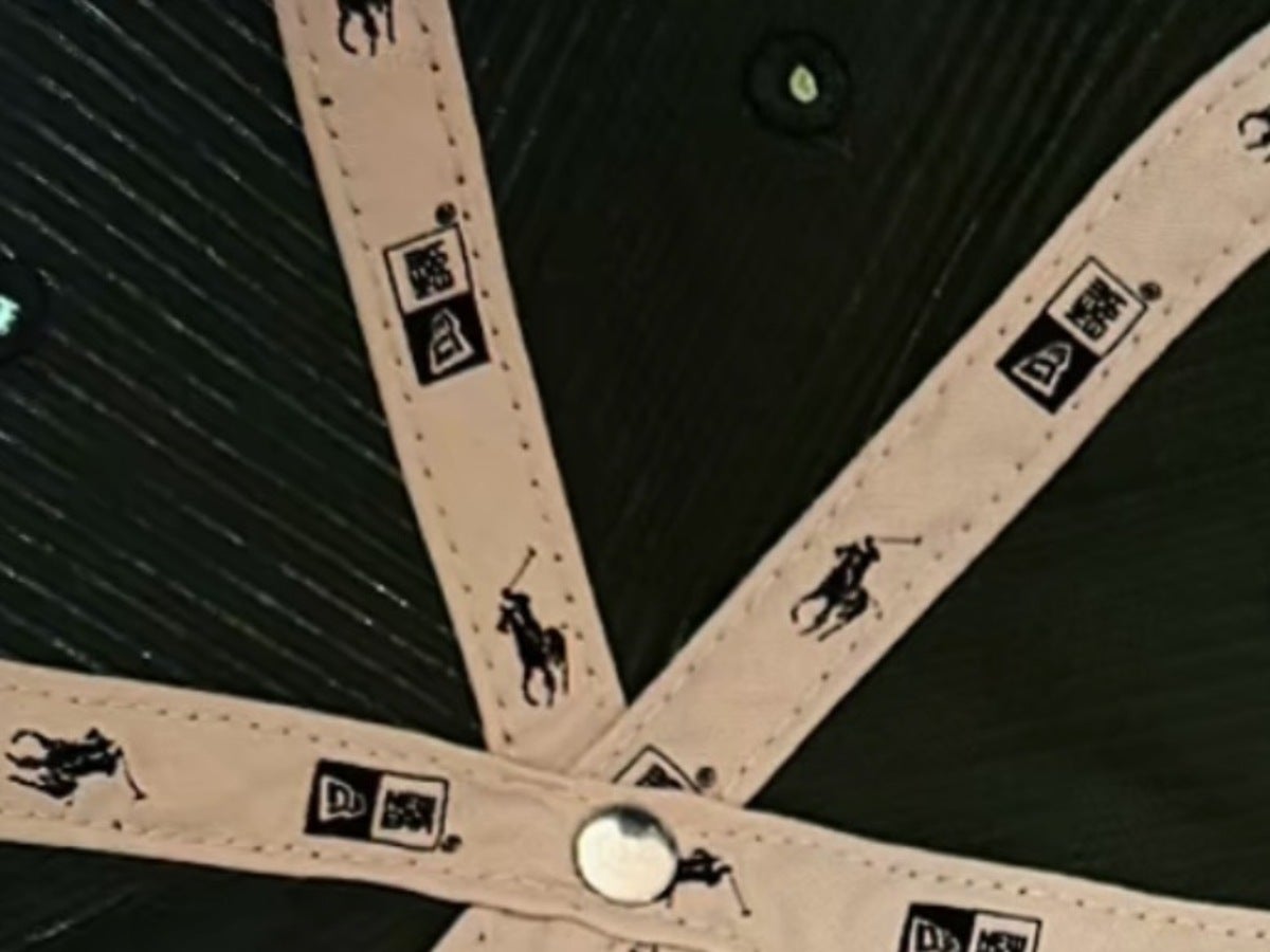 服好きが買ってよかったポロ ラルフ ローレン とニューエラのコラボ キャップの内側テープ