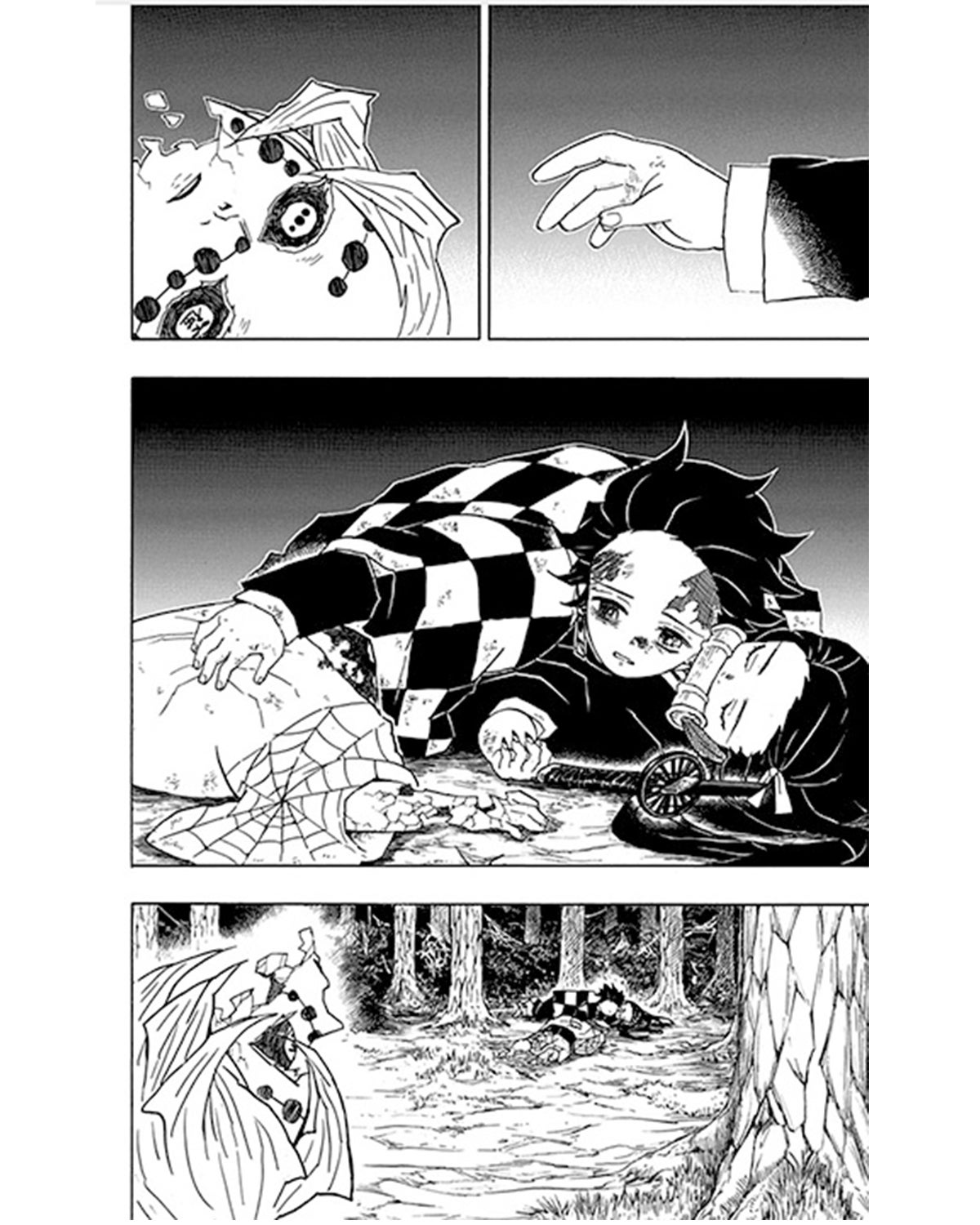 『鬼滅の刃』(集英社刊)5巻第43話のひとコマ