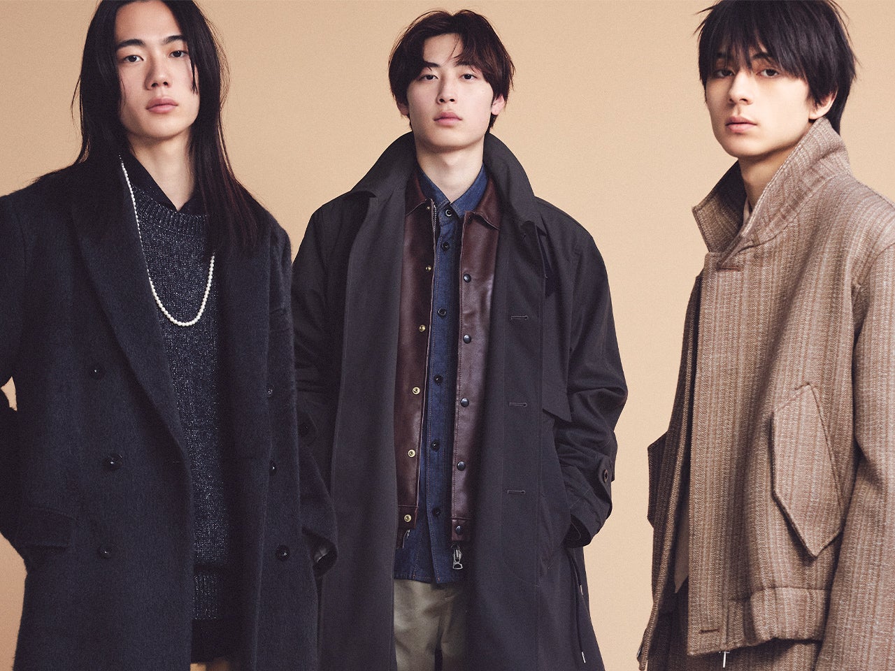 新メンズノンノモデル・髙橋 紅輝、松岡 光、籠宮 壮太朗。初の同期トークが実現！