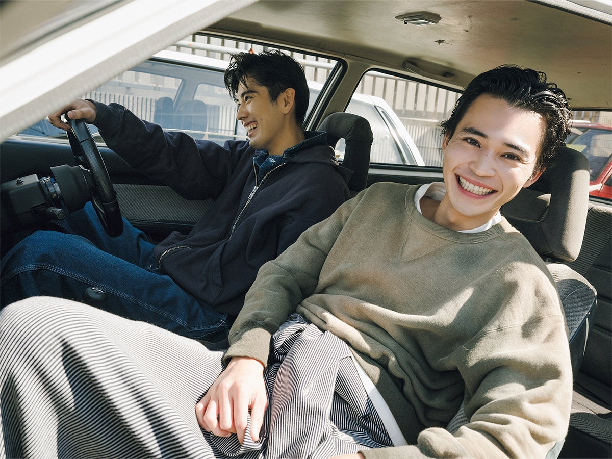 メンズノンノモデルの中田圭祐と稲井孝太朗　３