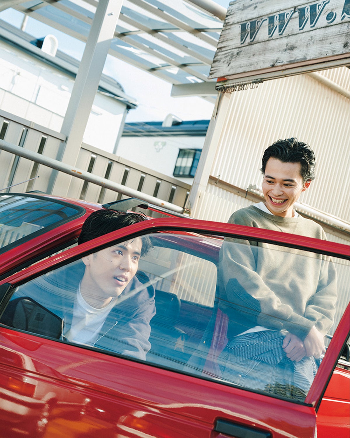 メンズノンノモデルの中田圭祐と稲井孝太朗　５