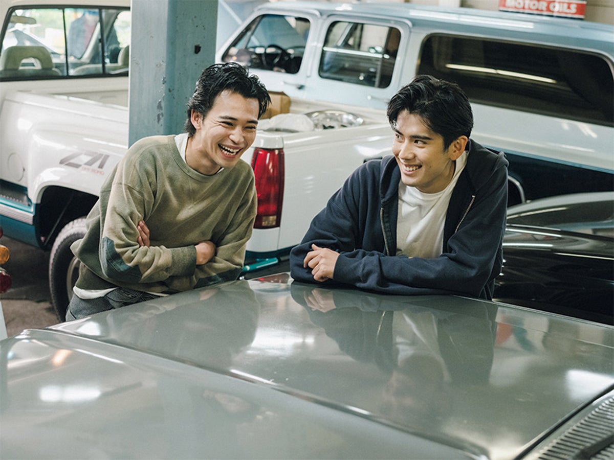 メンズノンノモデルの中田圭祐と稲井孝太朗 2