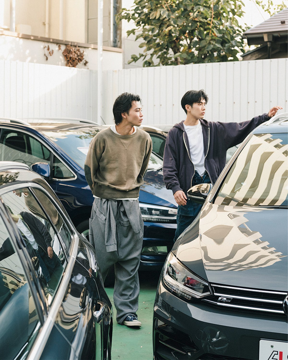 メンズノンノモデルの中田圭祐と稲井孝太朗 2