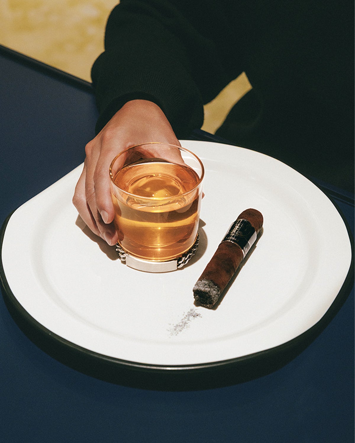 お茶「ザ・マフィア」と、ガナッシュのセット