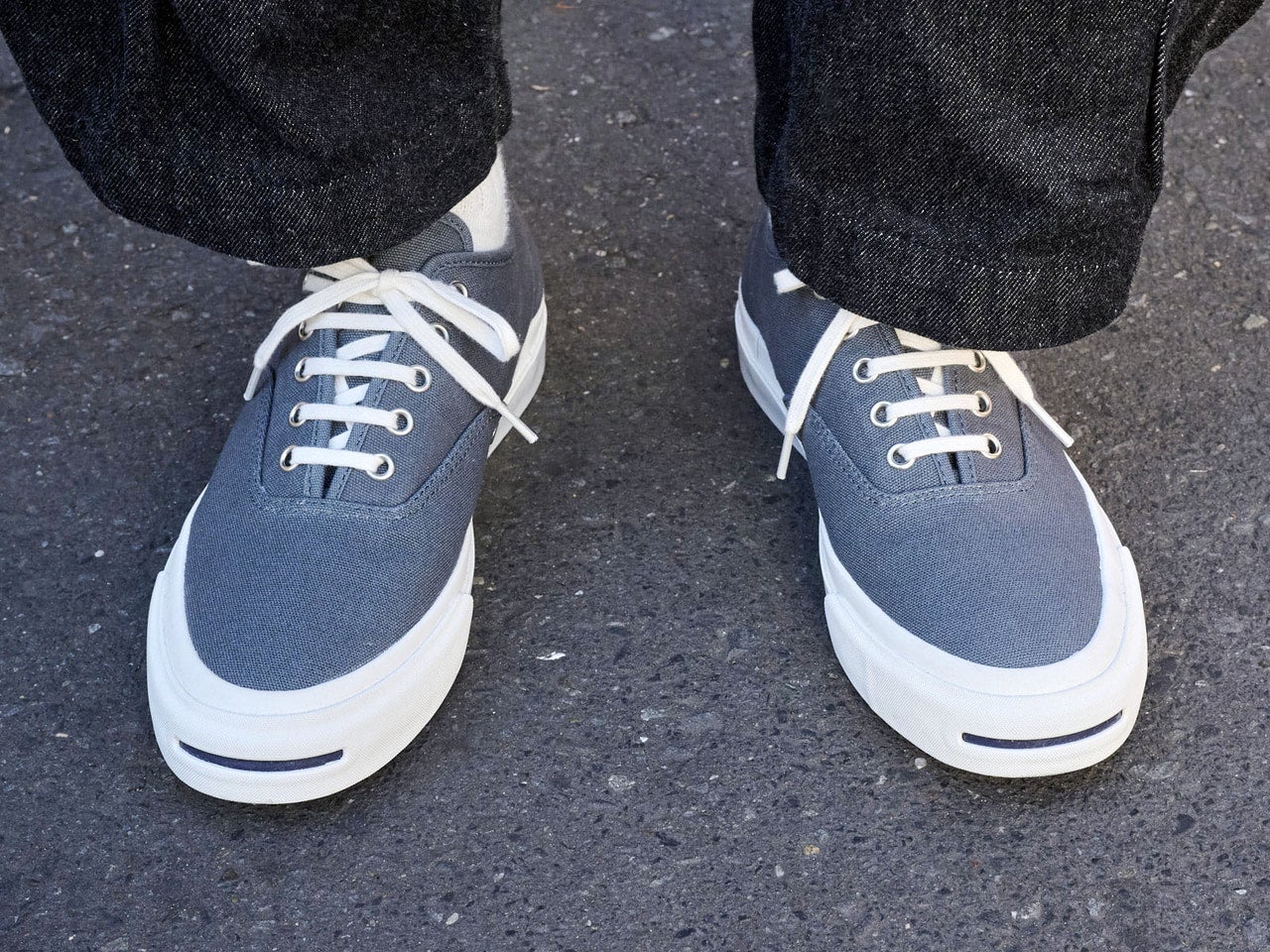 コンバース　ジャックパーセル　スニーカー　正面