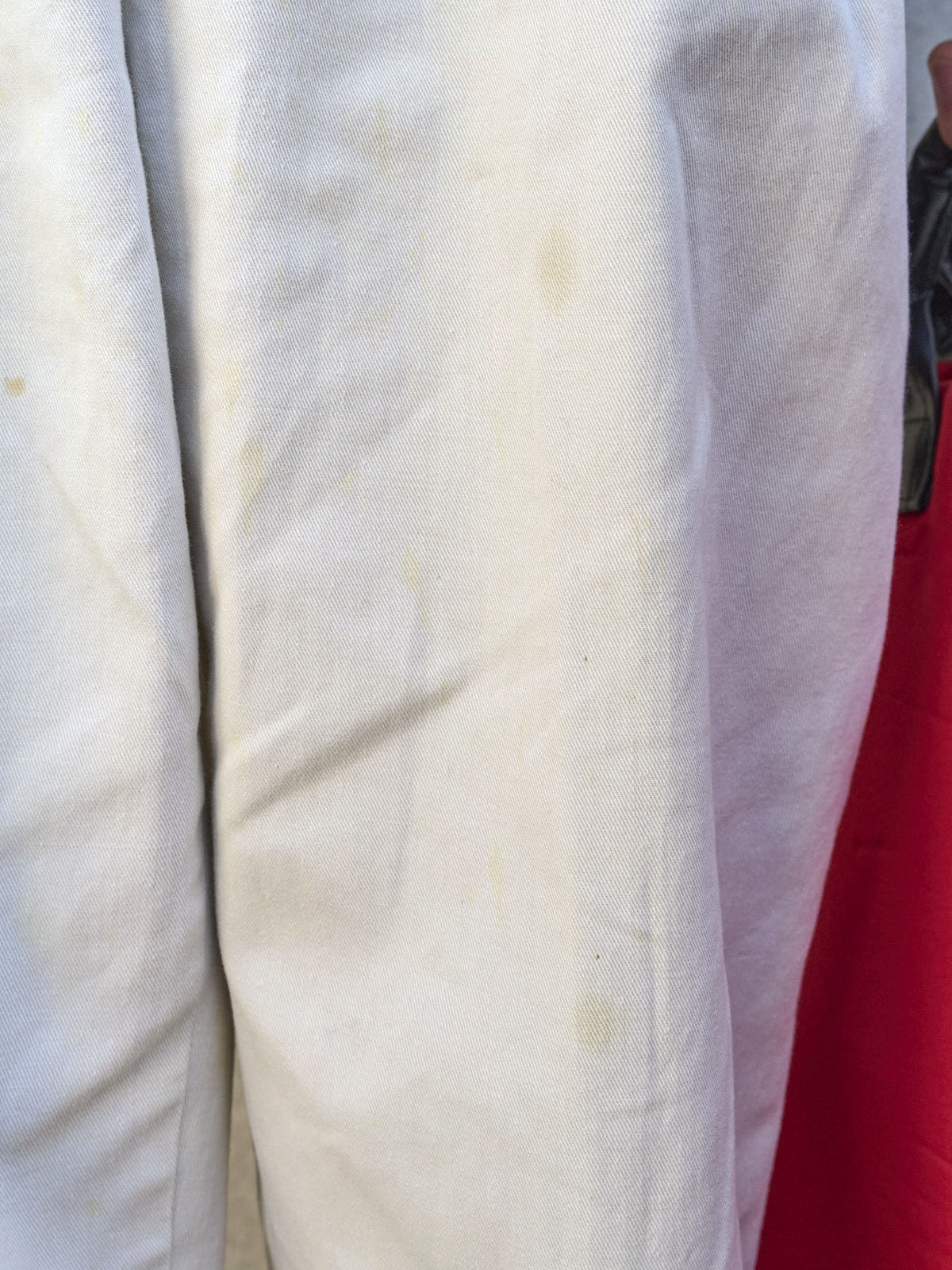 ポロチノ 古着特有の汚れ