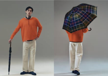 【抽選で当たる！】「バブアー」のタータン チェック 雨傘〈グリーン〉／創刊40周年特別企画！ 人気40ブランドからのスペシャル・プレゼント！