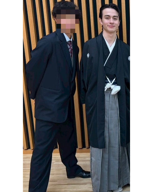 袴を着たメンズノンノモデル松岡光