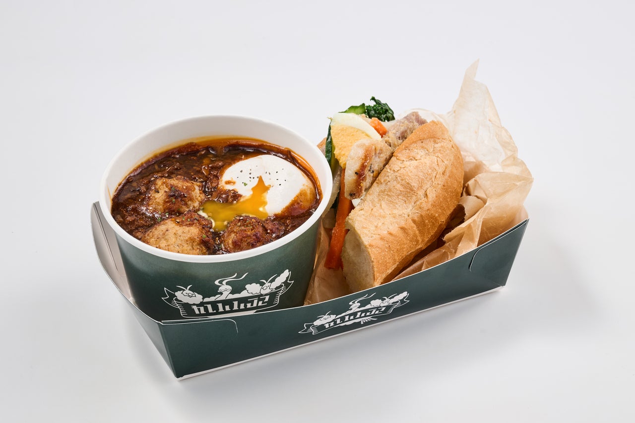 ポケパークカントーフードメニュー「バゲットサンド・ハーフとスープセット」