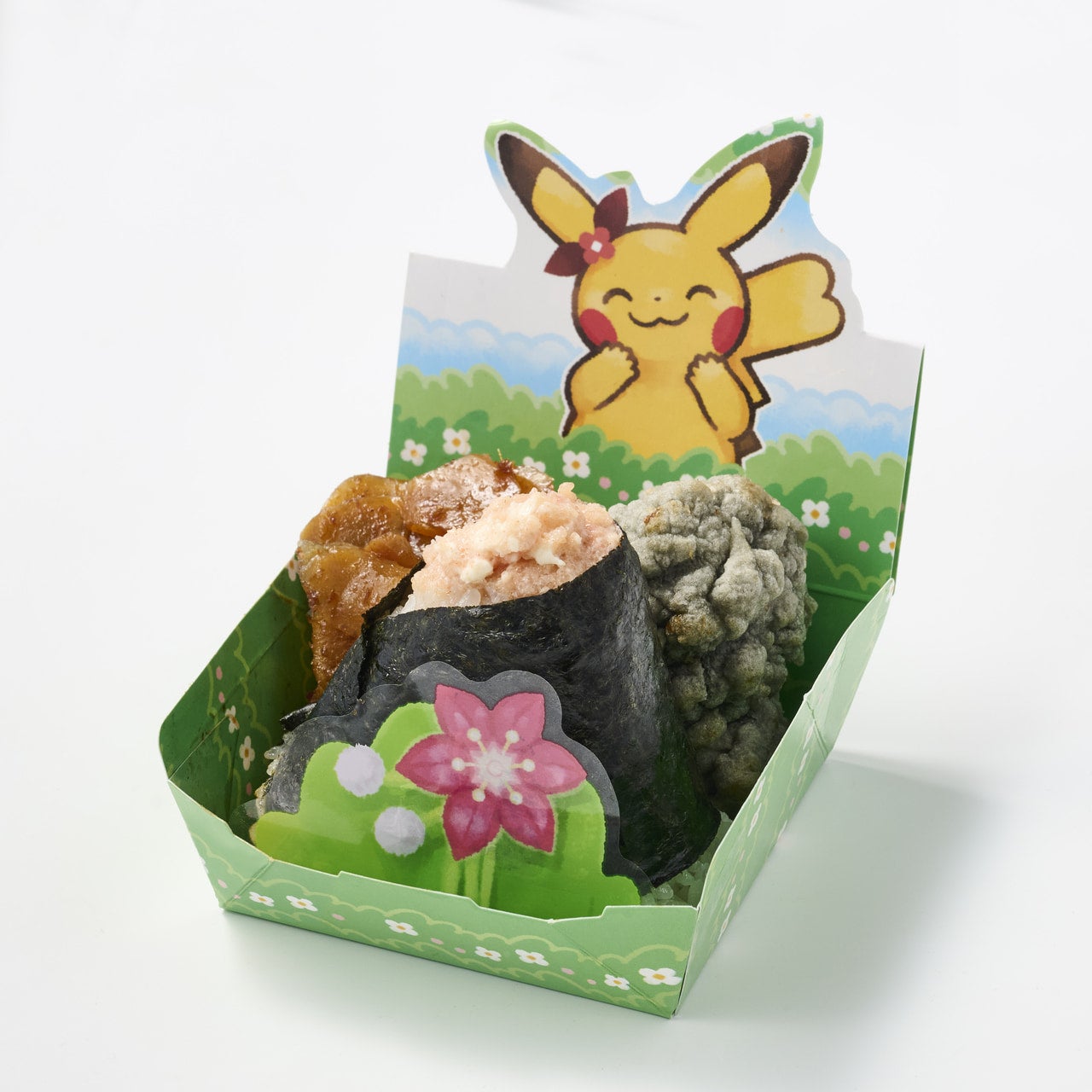 ポケパークカントーフードメニューおにぎり「めんたいこ&クリームチーズだし醤油漬け」