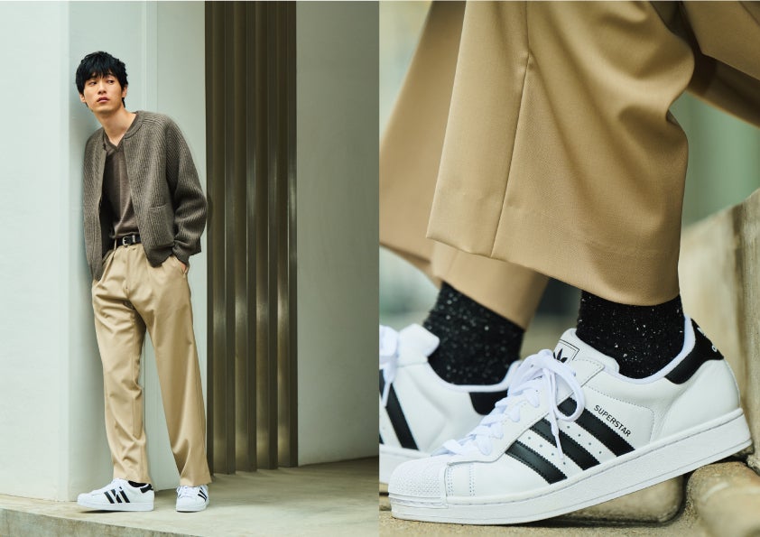 【抽選で当たる！】「アディダス オリジナルス」のスーパースターⅡ〈サイズは27.0cm〉／創刊40周年特別企画！ 人気40ブランドからのスペシャル・プレゼント！