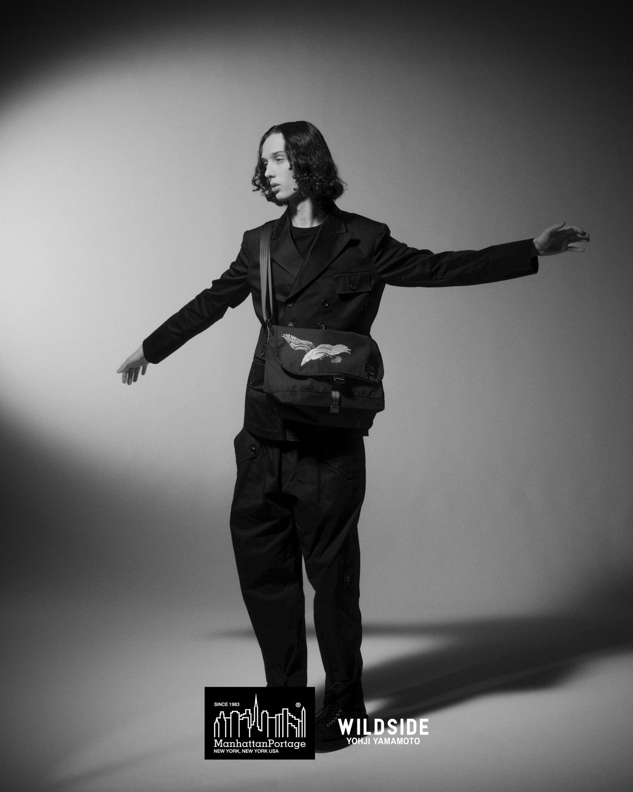 BLACK LABEL　WILDSIDE &times; Manhattan Portage　新作　バッグ　ビジュアル３