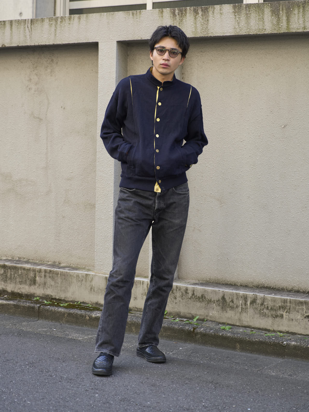 中田圭祐の冬の私服