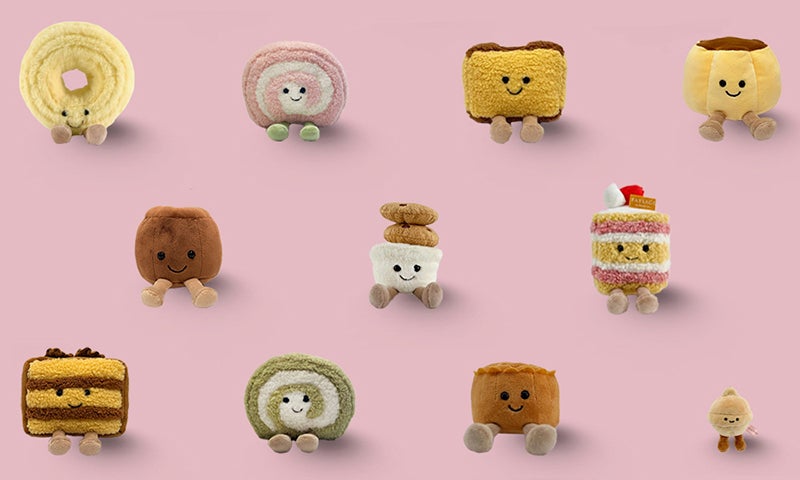 ぬいぐるみチャームブランド「teeny friends」のデビューラインナップ