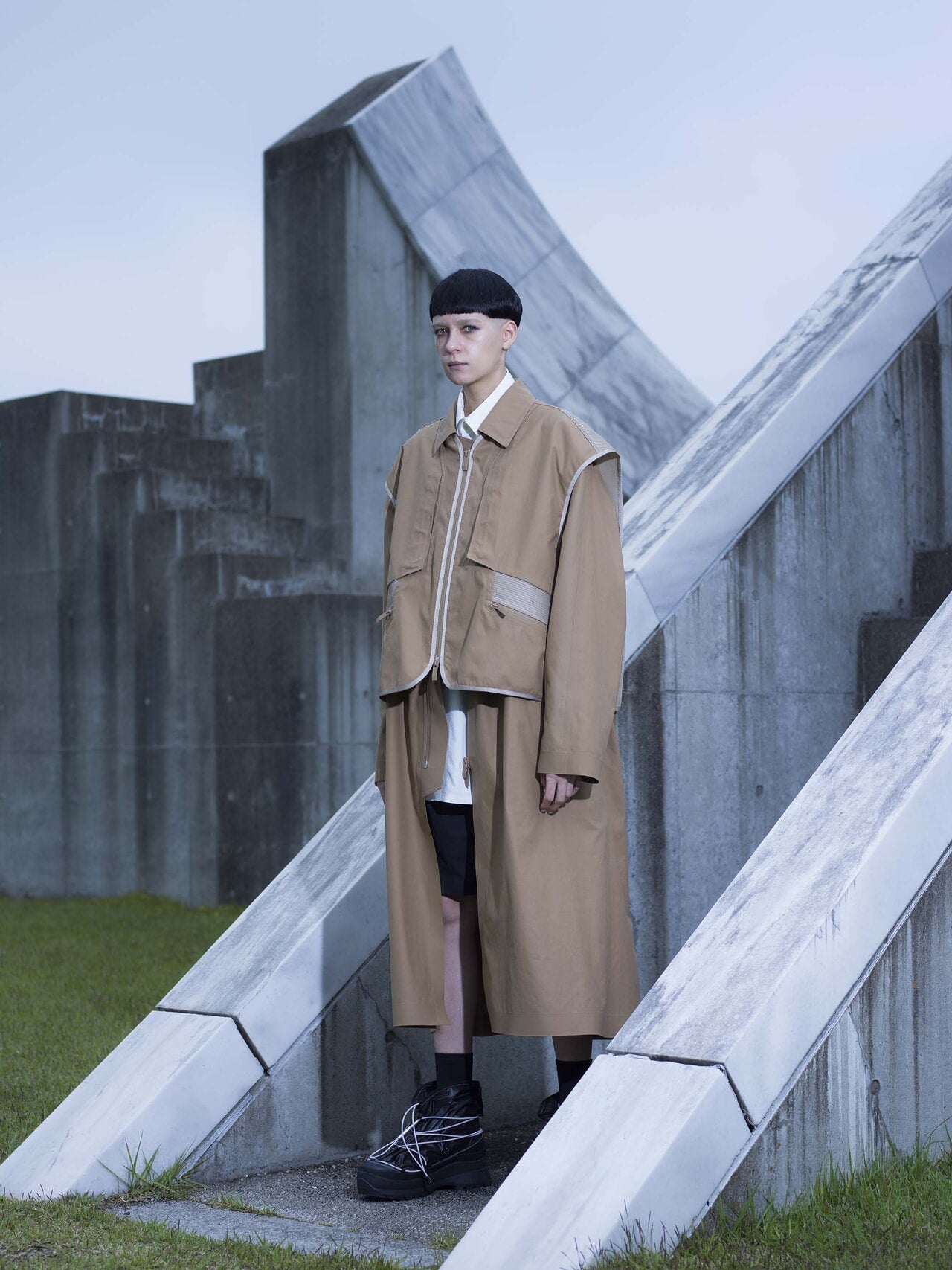 メンズファッションブランドVEINの2020年春夏のルック１