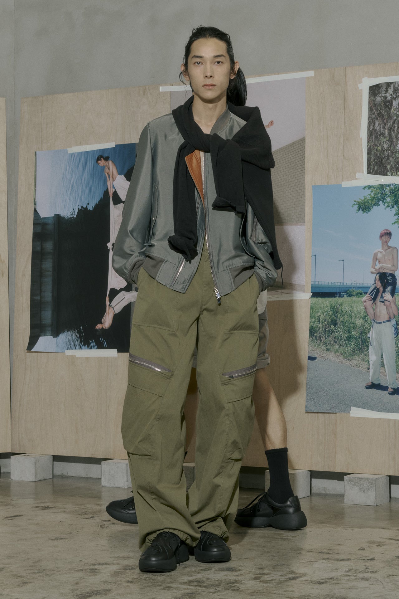 メンズファッションブランドATTACHMENTの2026年春夏のルック３