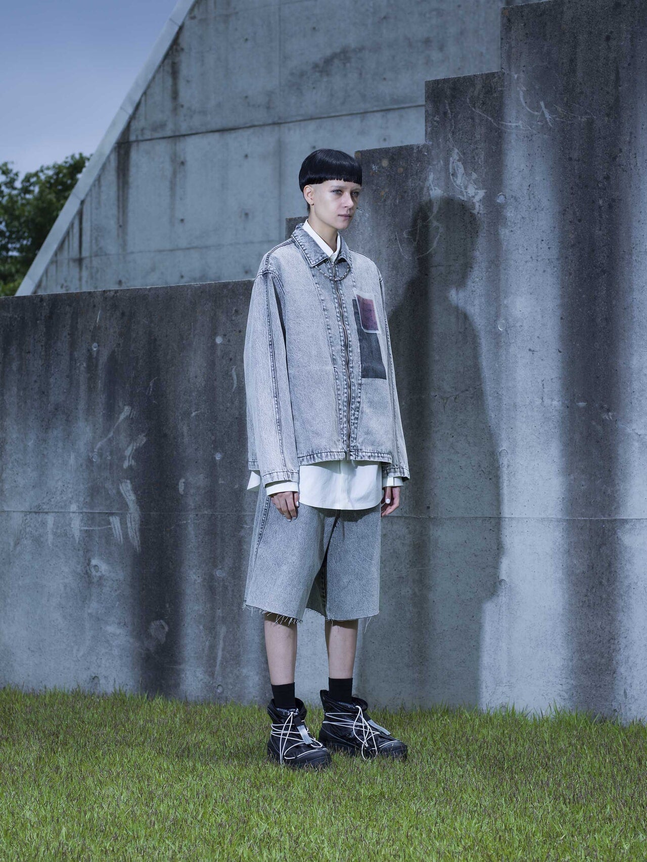 メンズファッションブランドVEINの2020年春夏のルック２