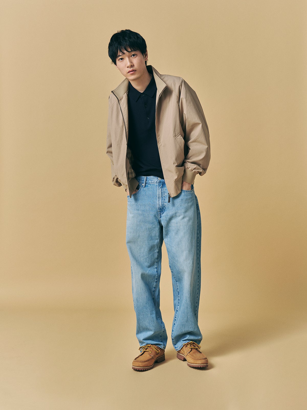 「ユニクロ」アウターの好印象コーデ③