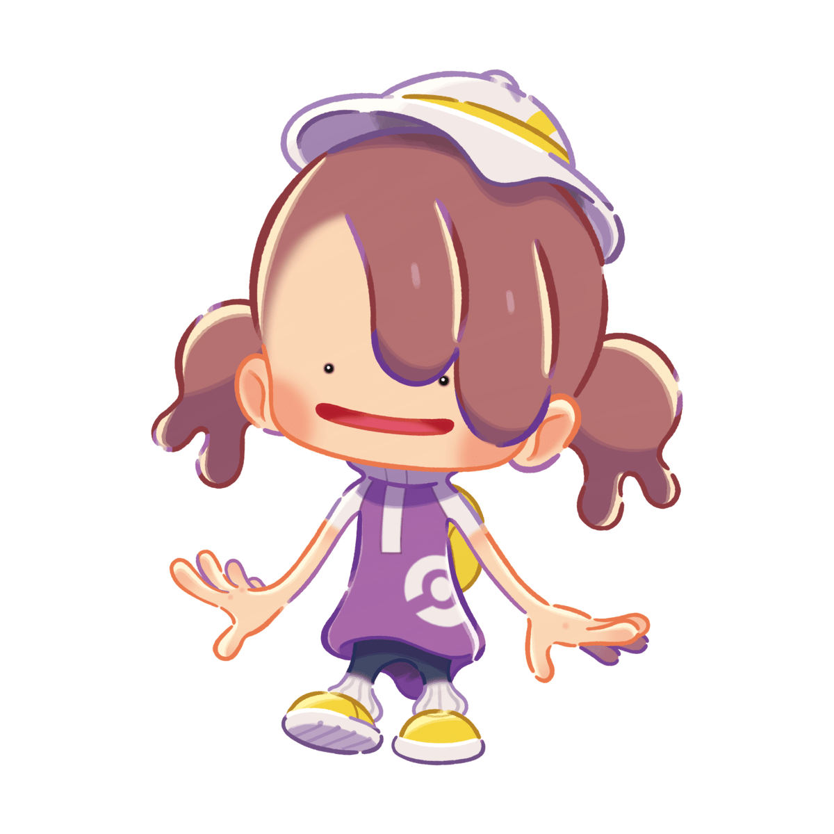 主人公（ニンゲンのすがたにへんしんしたメタモン）