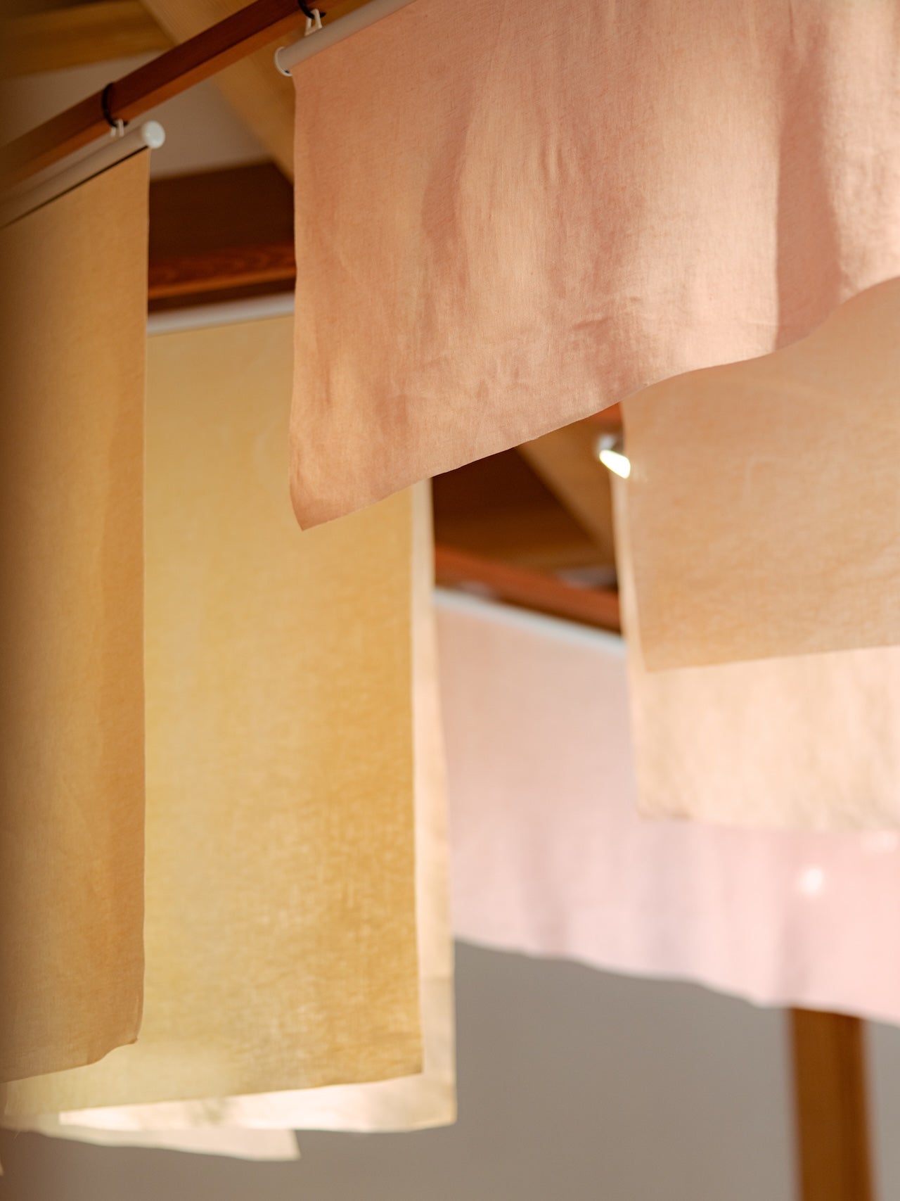 baum ポップアップ会場　タペストリー