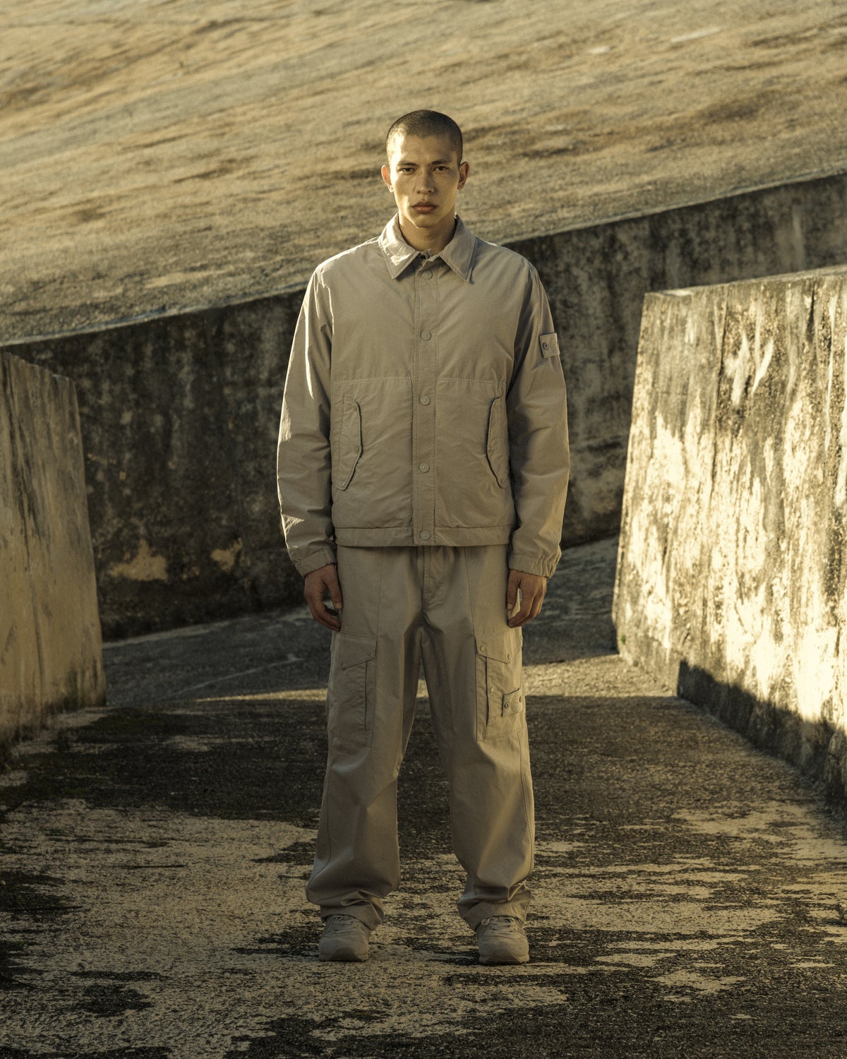 STONE ISLAND&times;NEW BALANCE 574 GHOST 5