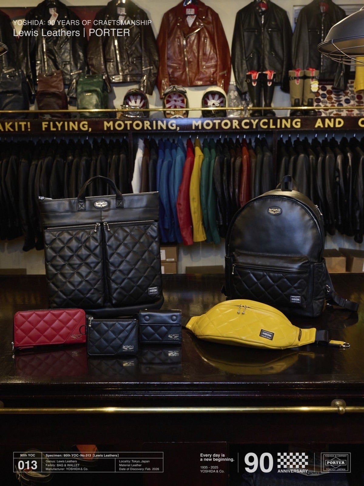 「Lewis Leathers &times; PORTER」　イメージ