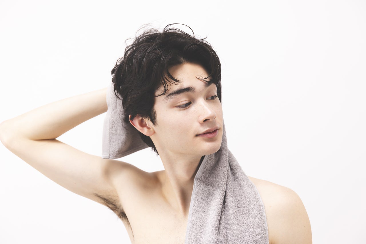 お風呂上がりのメンズ