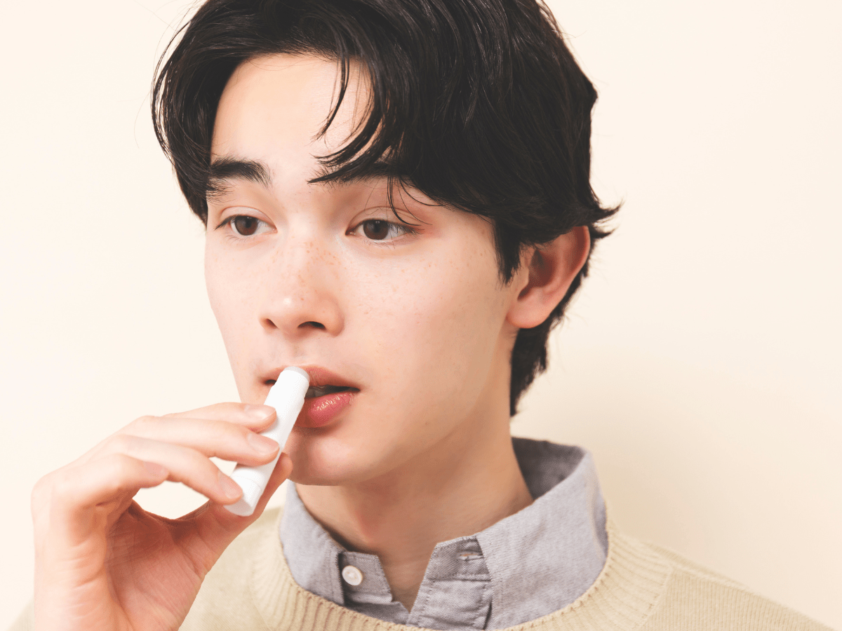 上唇も同様に仕上げる　イメージ画像