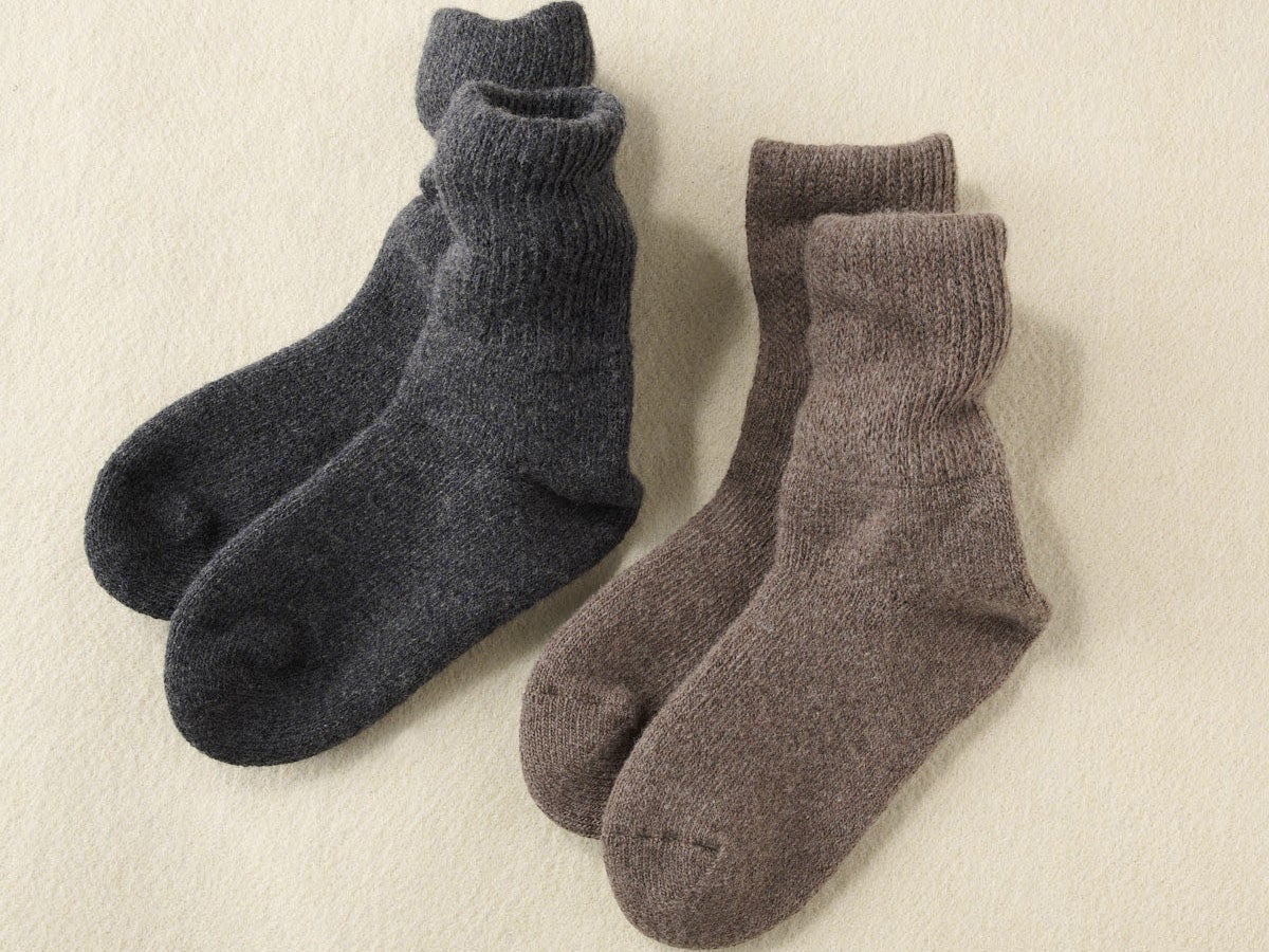 「無印良品」で最強のソックスを発見。頼りになる無印良品のソックス／【暖品小物2026】