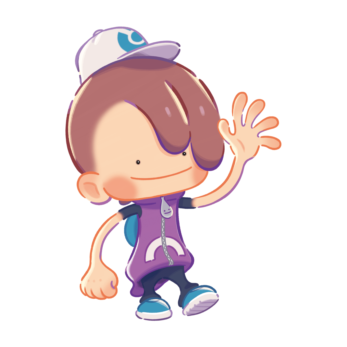 主人公（ニンゲンのすがたにへんしんしたメタモン）