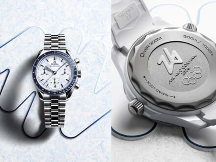 オリンピックの興奮を体感できる「オメガ ミラノ・コルティナ2026」が伊勢丹新宿店で開催。記念モデルのほか、大会を支える計時機器の展示も！