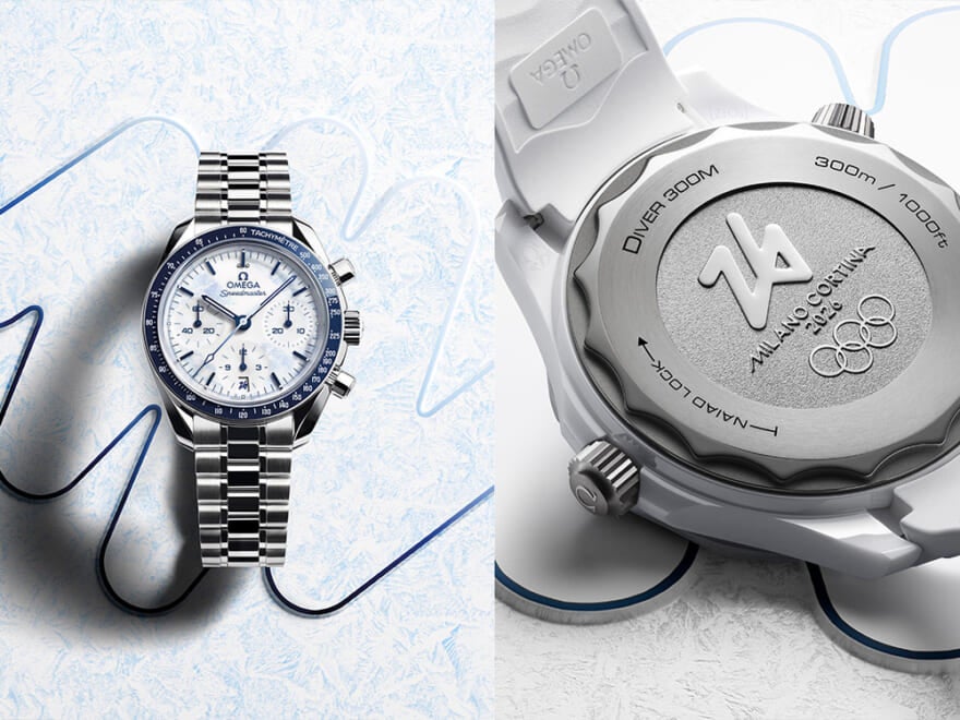 オリンピックの興奮を体感できる「オメガ ミラノ・コルティナ2026」が伊勢丹新宿店で開催。記念モデルのほか、大会を支える計時機器の展示も！