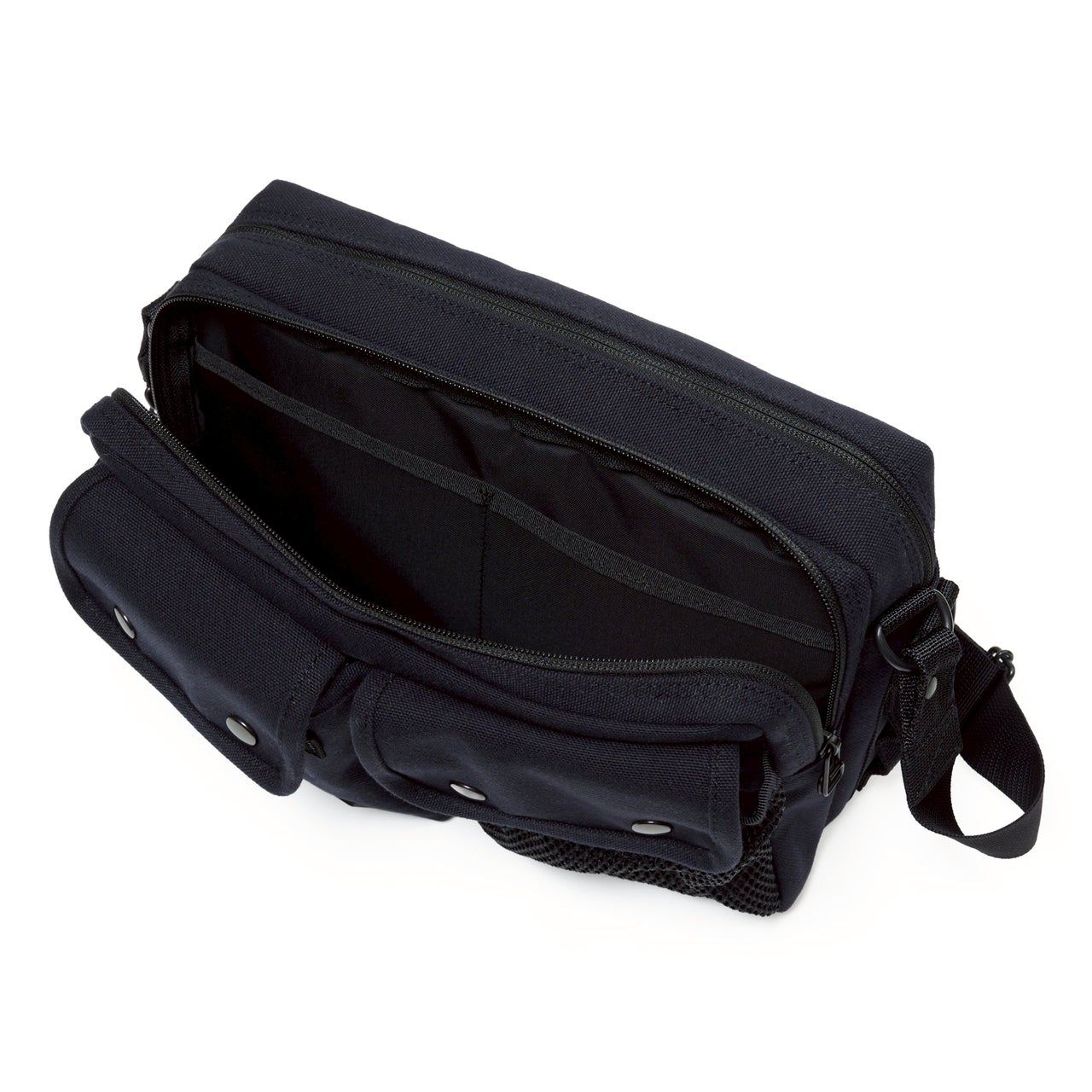 DAIWA &times; POTR　ショルダーバッグ　ブラック　斜め　内側