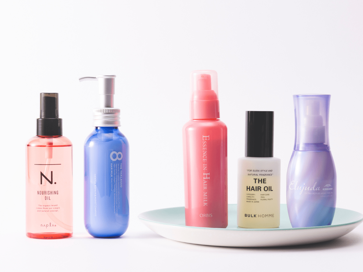 洗い流さないトリートメントの集合カット