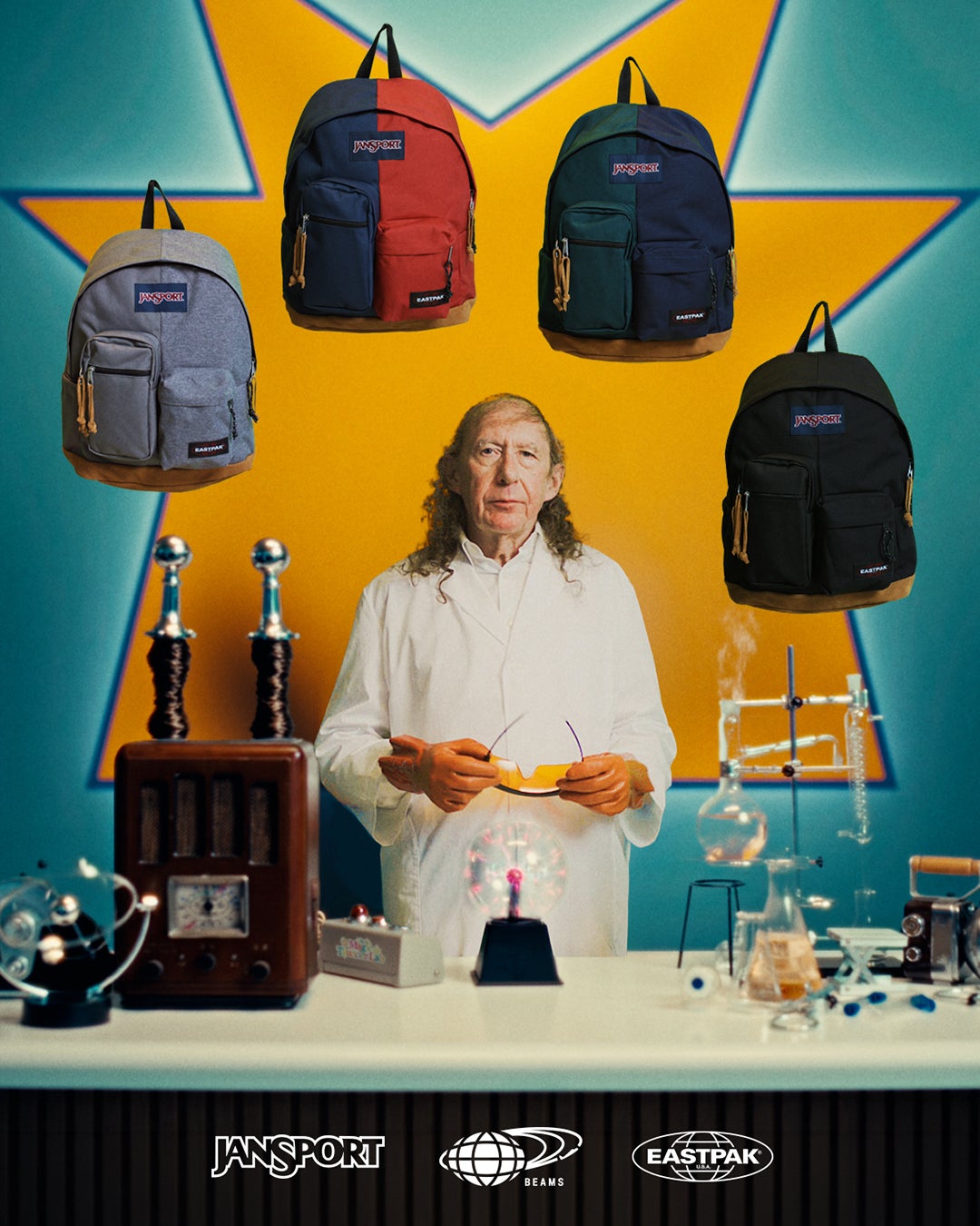 JANSPORT &times; EASTPAK &times; BEAMS 「Hybrid Pack」 キービジュアル１